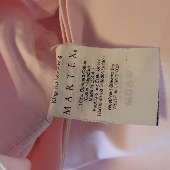 Martex king size pillowcases pair baby pink - Picture 4 of 6